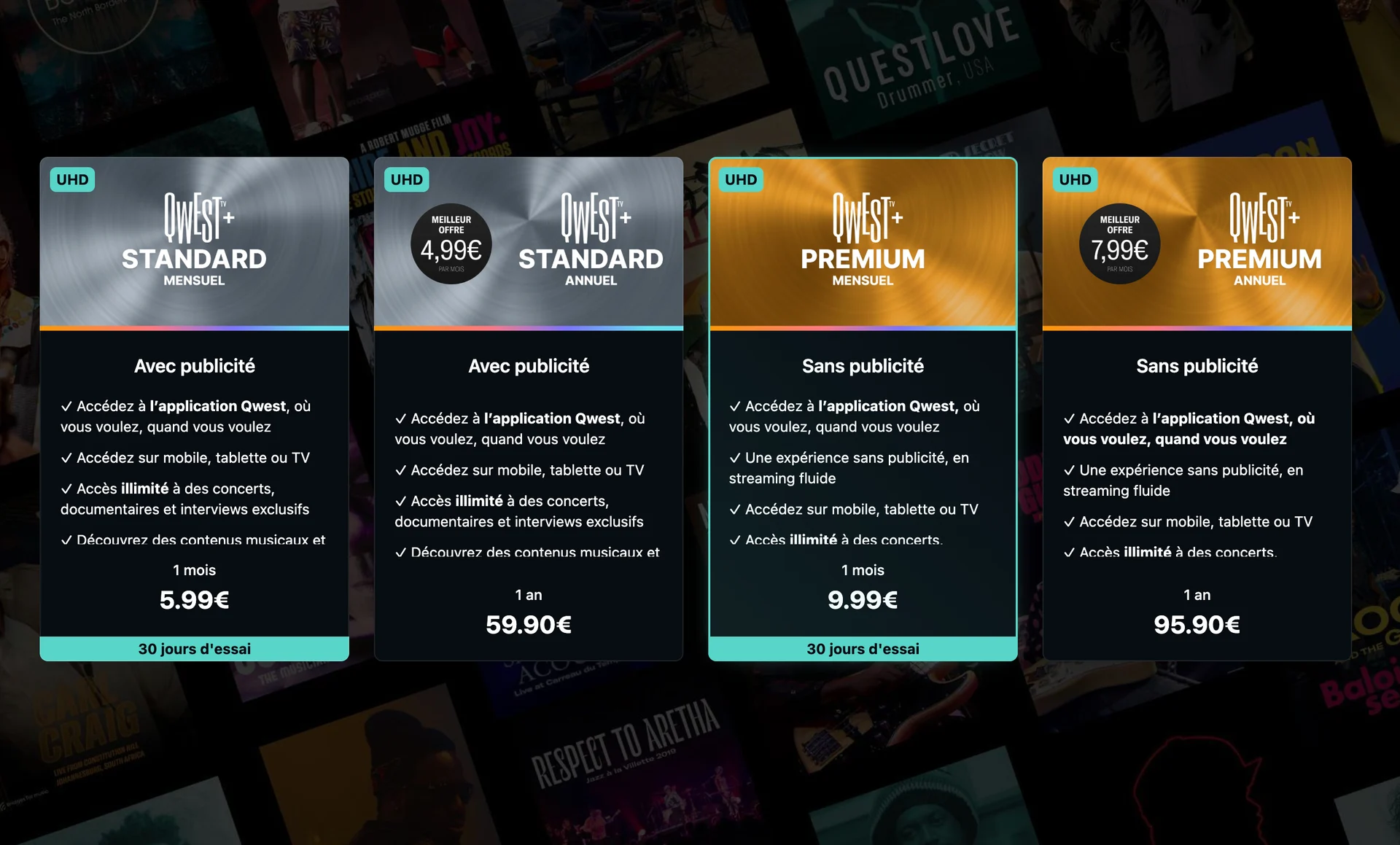 Présentation du service Qwest TV